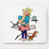 Hausfrau Mousepad (Vorne)