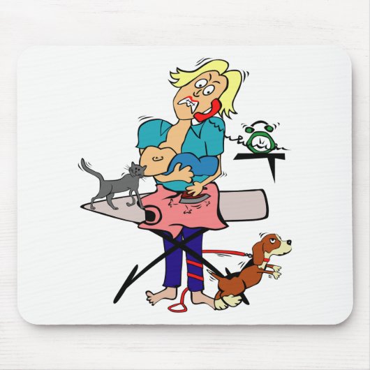 Hausfrau Mousepad (Vorne)