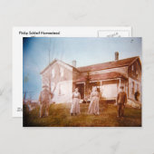 Hausfrau Postkarte (Vorne/Hinten)