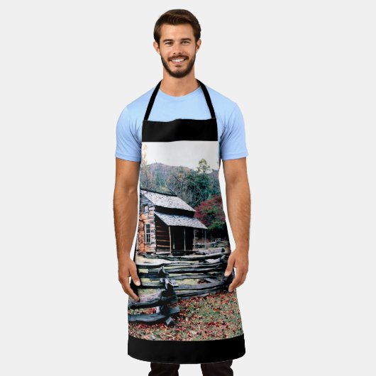 Hausfrau Schürze (Getragen)