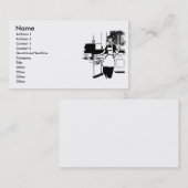 Hausfrau Visitenkarte (Vorne/Hinten)