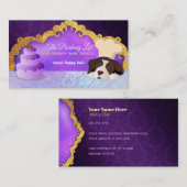 Hausgebäck Business Cards Visitenkarte (Vorne/Hinten)