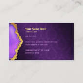 Hausgebäck Business Cards Visitenkarte (Rückseite)