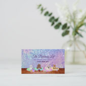 Hausgebäck Business Cards Visitenkarte (Stehend Vorderseite)