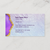 Hausgebäck Business Cards Visitenkarte (Rückseite)