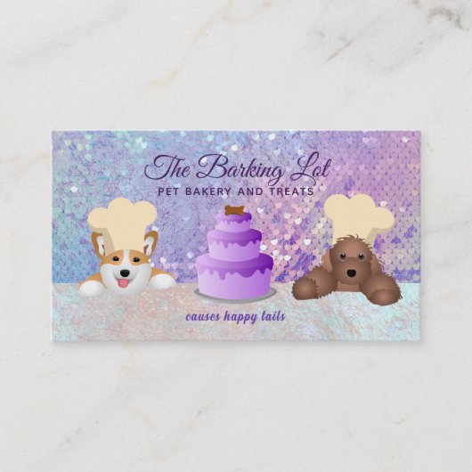 Hausgebäck Business Cards Visitenkarte (Vorderseite)