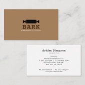 Hausgebäck für Haustiere und Leckereien Visitenkarte (Vorne/Hinten)