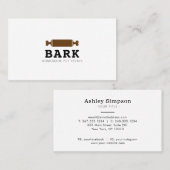 Hausgebäck für Haustiere und Leckereien Visitenkarte (Vorne/Hinten)