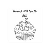 Hausgemacht mit Liebe Briefmarke Gummistempel (Prägung)