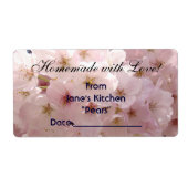 Hausgemacht mit Liebe! Jar-Etiketten aus Name Kitc (Vorne)