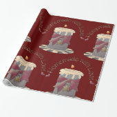 hausgemacht mit Liebe-Kerze Geschenkpapier (Ungerollt)