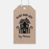 Hausgemacht mit Liebe Kraft Weihnachtsgeschenke Ta Geschenkanhänger (Rückseite)