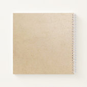 Hausgemacht mit Liebe-Kraftrezeptorheft Notizblock (Rückseite)