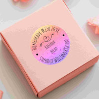 Hausgemacht mit Liebe Rainbow-Kraft-Papier | Backe