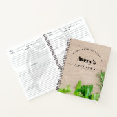 Hausgemacht mit Liebe Recipe Custom Holz Grain Boa Notizblock (Innenseite)