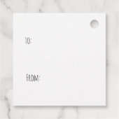 Hausgemacht mit Liebe Rustikale Weihnachtskekse Geschenkanhänger (Rückseite)