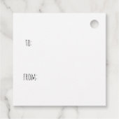 Hausgemacht mit Liebe Rustikales Muffin-Backwaren- Geschenkanhänger (Rückseite)