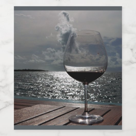 hausgemacht weinetikett (Einzelnes Label)