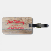 Hausgemachte Ananas-Ananas-Zwiebel-Küche Geschenk Gepäckanhänger (Rückseite horizontal)