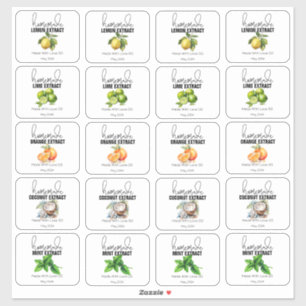 Hausgemachte Ausflüge aus der Küche Klein Aufkleber