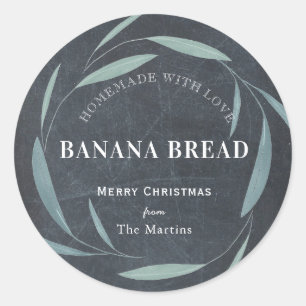 Hausgemachte Backgeschenke Grüne Bretagne Runder Aufkleber