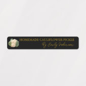 Hausgemachte Blumenzange Etiketten (Design 1)