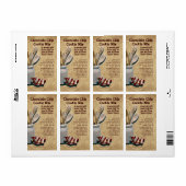 Hausgemachte Cookie Mix Geschenk Jar Labels, Perso (Vorne)