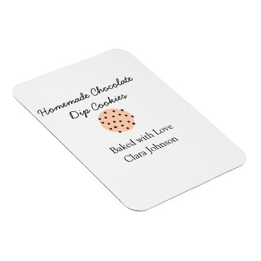 Hausgemachte Cookies fügen Ihren eigenen Textnamen Magnet (Rechte Seite)