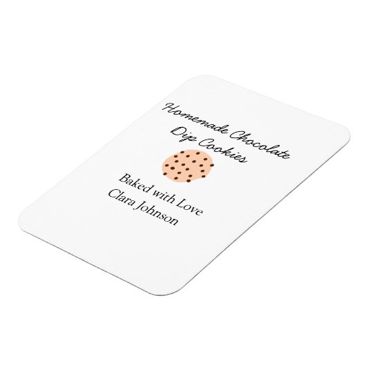 Hausgemachte Cookies fügen Ihren eigenen Textnamen Magnet (Linke Seite)