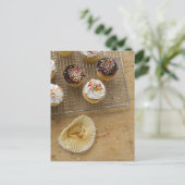 Hausgemachte Cupcakes Postkarte (Stehend Vorderseite)