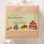 Hausgemachte Desserts Personalisiert Labels (Insitu)