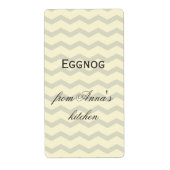 Hausgemachte eggnog personalisiert Zickzack (Vorne)