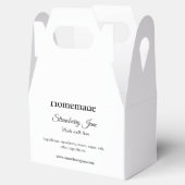 Hausgemachte Erdbeermarmelade aus Liebe fügen Text Geschenkschachtel (Geöffnet)