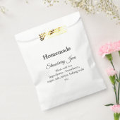 Hausgemachte Erdbeermarmelade mit Liebe fügen Text Geschenktütchen (Versiegelt)