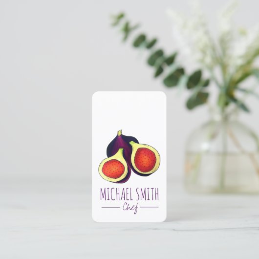 Hausgemachte Fig Jam Jelly behält sich die von Visitenkarte (Stehend Vorderseite)