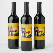 hausgemachte Getränke Weinetikett (Flaschen)