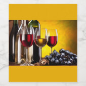 hausgemachte Getränke Weinetikett (Einzelnes Label)