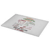 Hausgemachte Gingerbrot Kochkrebs Rezept Schneidebrett (Ecke)