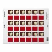 Hausgemachte Goodies-Geschenke-Aufkleber Adressaufkleber (Vorne)