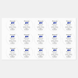 Hausgemachte Heidelbeermarmelade aus Liebe fügen T Etiketten