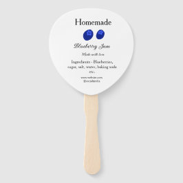 Hausgemachte Heidelbeermarmelade aus Liebe fügen T Fächer