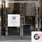 Hausgemachte Heidelbeermarmelade aus Liebe fügen T Fensteraufkleber (Büro Tür)