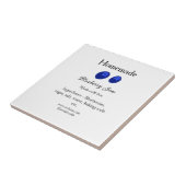 Hausgemachte Heidelbeermarmelade aus Liebe fügen T Fliese (Seite)