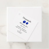 Hausgemachte Heidelbeermarmelade aus Liebe fügen T Geschenkanhänger (Beispiel)