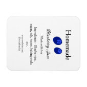 Hausgemachte Heidelbeermarmelade aus Liebe fügen T Magnet (Horizontal)