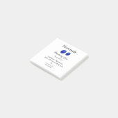 Hausgemachte Heidelbeermarmelade aus Liebe fügen T Post-it Klebezettel (angewinkelt)