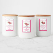 hausgemachte Himbeerlikör Flasche | Lebensmitteletikett (Flaschen)