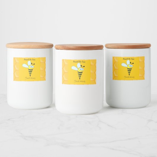 Hausgemachte Honey Jar Labels - Custom Honey Label Lebensmitteletikett (Flaschen)