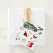 hausgemachte Hot Chocolate Rezept | Holiday Favor Geschenkanhänger (Beispiel)