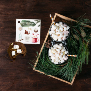 hausgemachte Hot Chocolate Rezept   Holiday Favor  Geschenkanhänger